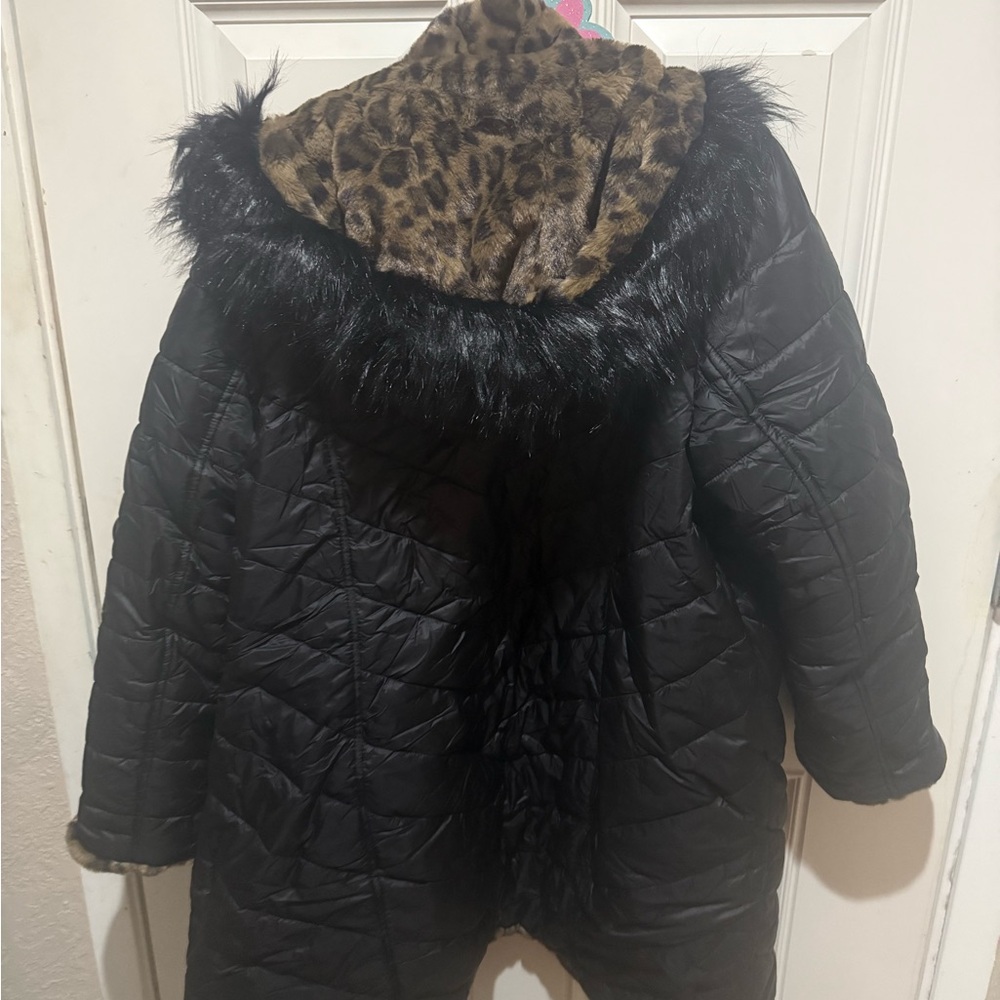 Dennis Basso Faux Fur Coat - Picture 2 of 4